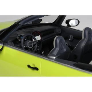 MINI JCW CABRIO ZESTY YELLOW C5H 2021 OttO mobile 1:18 Resinemodell (Türen, Motorhaube... nicht zu öffnen!)